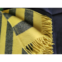 LVL Style Deken - Plaid -Merino wol - 100% Nieuw - 140x200cm - GRIJS