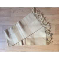 LVL Style Deken - Plaid -Merino wol - 100% Nieuw - 130x170cm - lich grijs - beige kleur