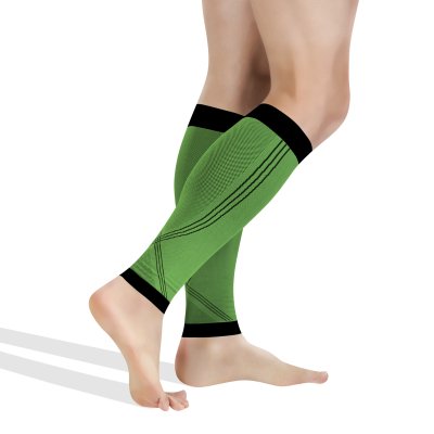 Beensleeve - Kuit Compressie - Calf Sleeves UNISEX GROEN 18-21mm Hg