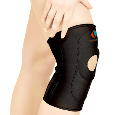  Kniebrace - knieband neopreen - Elastische medische Ondersteuning zwart- Open Patella Knie