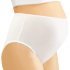Elastische medische slip voor aanstaande moeders, hoge taille WIT