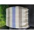 LVL Style Deken - Plaid -Merino Wol - 100% Nieuw - 140x200cm - BLAU/WIT/GRIJS